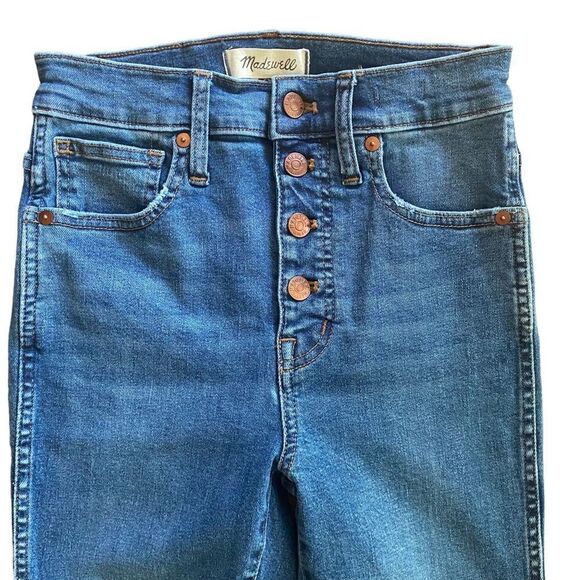 Madewell | 10” High-Rise Skinny in Mackey Wash, Size 25 - Picture 3 of 9